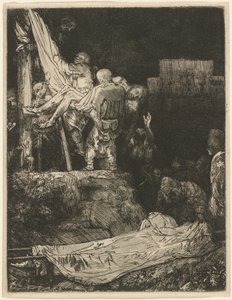 Nedstigningen från korset med Torchlight av Rembrandt van Rijn