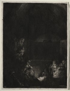 Gravläggningen, c. 1654. av Rembrandt van Rijn