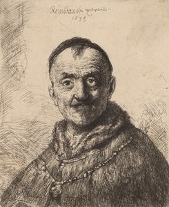Det första orientaliska huvudet, 1635. av Rembrandt van Rijn