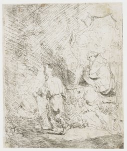 Flykten till Egypten av Rembrandt van Rijn