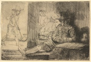 Golfspelaren av Rembrandt van Rijn