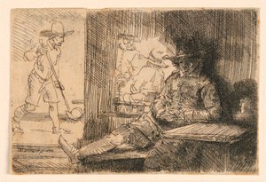 Golfspelaren av Rembrandt van Rijn