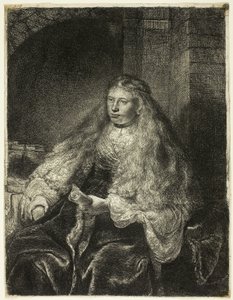 Den stora judiska bruden av Rembrandt van Rijn