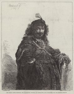 Det stora sabelporträttet, den berömda etsningen av Rembrandt van Rijn