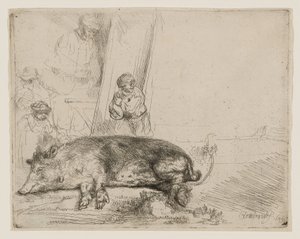 The Hog av Rembrandt van Rijn