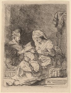 Den heliga familjen av Rembrandt van Rijn