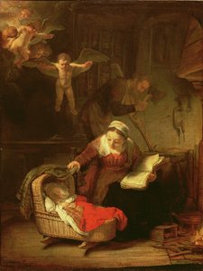 Den heliga familjen, ca 1645