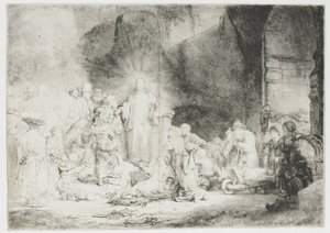 ”De hundra gulden-trycket” av Rembrandt van Rijn