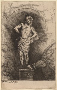 Bilden sett av Nebukadnessar av Rembrandt van Rijn