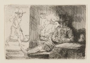 Kolf-spelaren av Rembrandt van Rijn