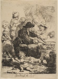 Pannkakskvinnan, 1635. av Rembrandt van Rijn
