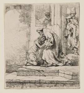 Den förlorade sonens återkomst av Rembrandt van Rijn