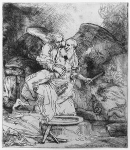 Abrahams offer, 1645 av Rembrandt van Rijn