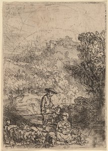 Herden och hans familj av Rembrandt van Rijn