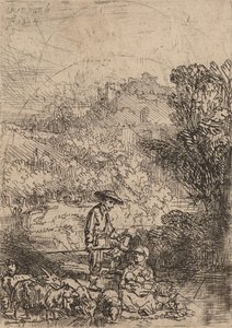 Herden och hans familj, 1644. av Rembrandt van Rijn