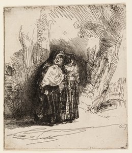 Den spanska zigenaren "Preciosa av Rembrandt van Rijn