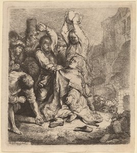 Steningen av Sankt Stefan av Rembrandt van Rijn
