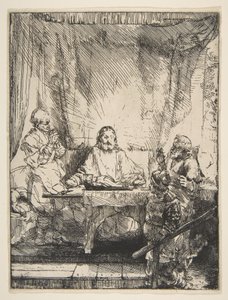 Nattvarden i Emmaus, 1654. av Rembrandt van Rijn