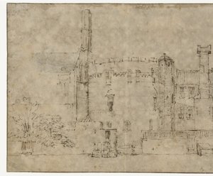 Swijgh Utrecht Tower i Amsterdam av Rembrandt van Rijn