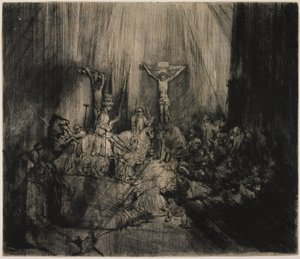De tre korsen av Rembrandt van Rijn