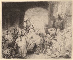 Mordokais triumf av Rembrandt van Rijn