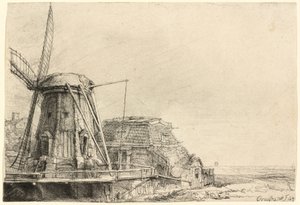 Väderkvarnen av Rembrandt van Rijn