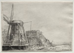 Väderkvarnen av Rembrandt van Rijn