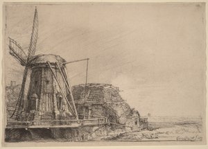 Vindkvarn av Rembrandt van Rijn