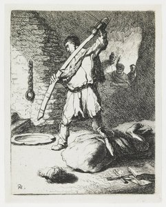 Halshuggningen av Johannes Döparen av Rembrandt van Rijn