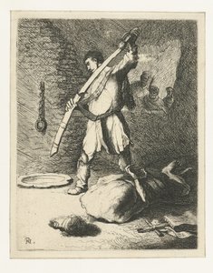 Halshuggningen av Johannes Döparen av Rembrandt van Rijn