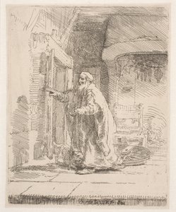 Tobits blindhet: den större tavlan av Rembrandt van Rijn