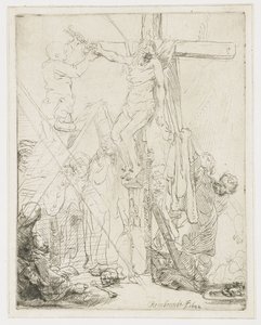 Nedstigningen från korset: en skiss av Rembrandt van Rijn