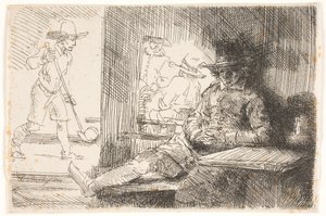 Golfspelaren av Rembrandt van Rijn