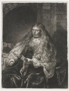 Den stora judiska bruden av Rembrandt van Rijn