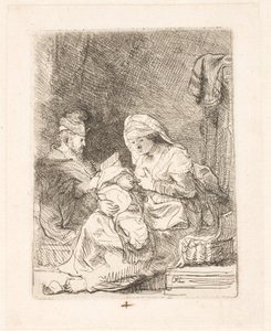 Den heliga familjen av Rembrandt van Rijn