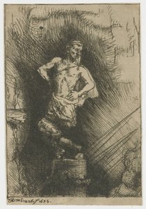 Bilden sågs av Nebukadnessar av Rembrandt van Rijn