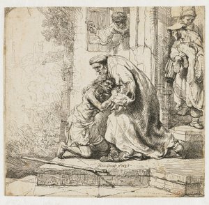Den förlorade sonens återkomst av Rembrandt van Rijn