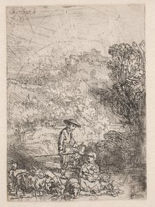 Herdaren och hans familj av Rembrandt van Rijn