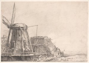 Vindkvarn av Rembrandt van Rijn
