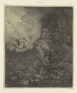 Verkondiging aan de herders Samling av åttiofem originaltryck (serietitel) av Rembrandt van Rijn