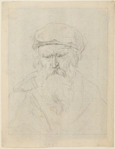 Grinig gammal man av Rembrandt van Rijn