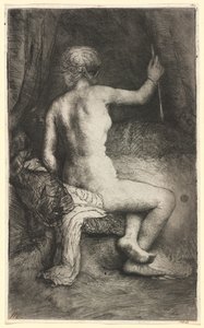 Kvinna med pilen av Rembrandt van Rijn
