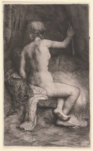 Kvinna med pilen av Rembrandt van Rijn