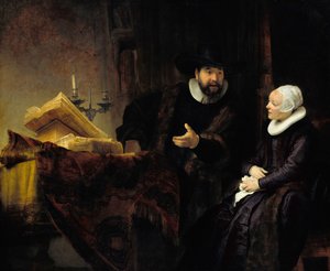 Den mennonitiska predikanten Anslo och hans fru av Rembrandt van Rijn