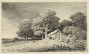 Gård på en väg