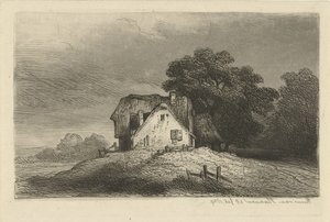 Hus på en kulle av Remigius Adrianus Haanen
