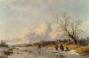 Vinter i Holland (olja)