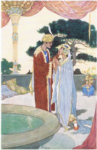Noureddin och den vackra slaven, 1930-talet av René Bull