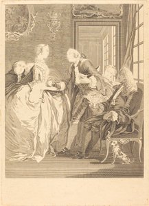 Äktenskapsavtalet av René Gaillard after Charles Eisen