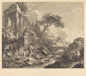 Den lesbiska sparven av René Gaillard after François Boucher